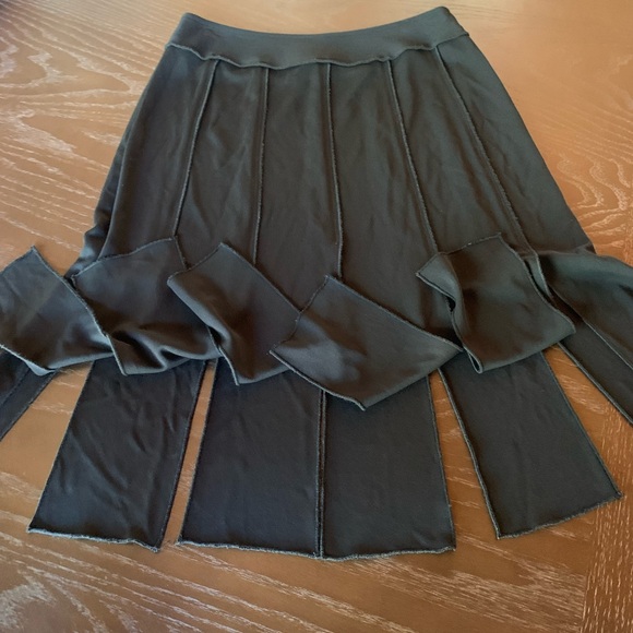 Vintage Josef Ribkoff womens black skirt panels Canada size 6 flapper office Y2K - Picture 8 of 13